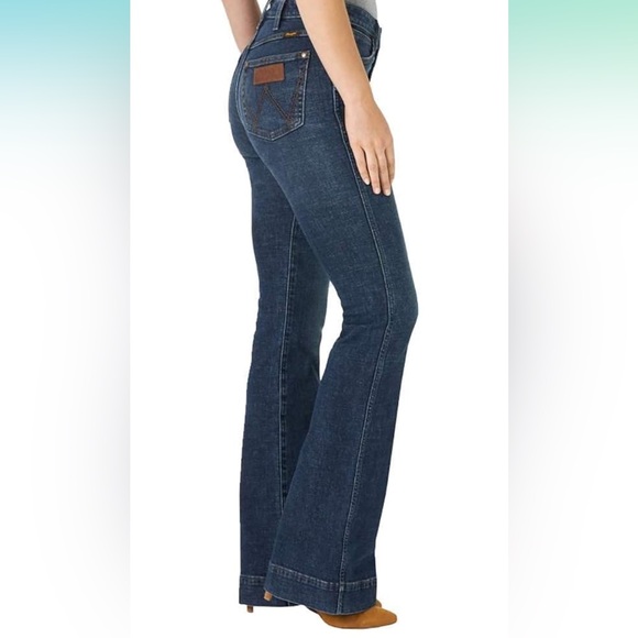Wrangler Women's Retro High Rise Trouser Jeans 27x36 Tall - Picture 11 of 11
